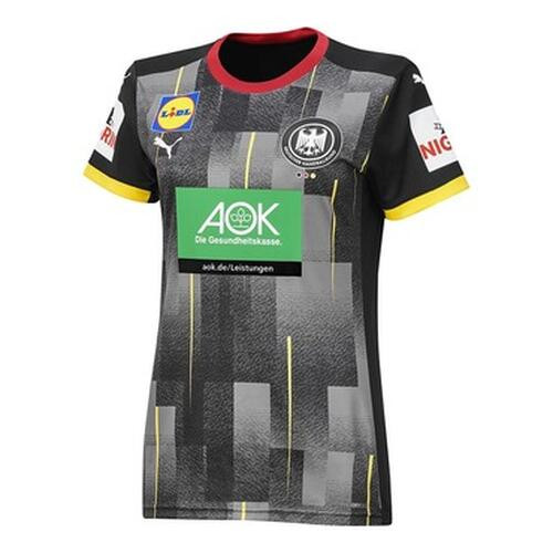 DHB AWAY SHIRT Women wSponsor Puma Black-Chili Pepper